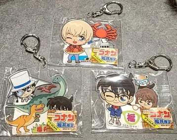 코난 아크릴 키링 3개 세트