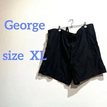새상품급 George 블랙 나일론 숏팬츠 [ XL ]