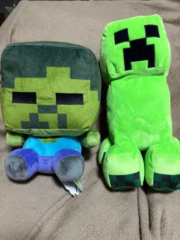 마인크래프트 봉제 인형 좀비 크리퍼 마인크래프트