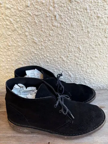 클락스 데저트 부츠 블랙 약 27cm