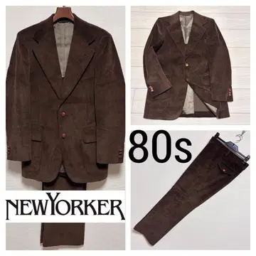 80s 뉴요커 galaxy 셋업 수트 코듀로이 A6