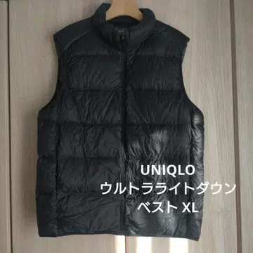 UNIQLO 유니클로 울트라 라이트 다운 베스트 XL 블랙