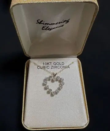 새상품 하트 골드 목걸이 펜던트