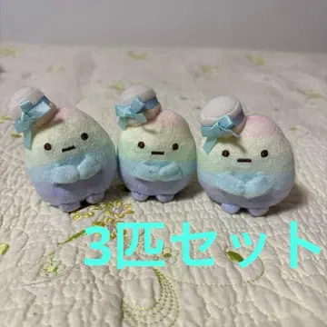 스미코구라시 타피오카 별하늘 레인보우 손바닥 봉제 인형 타피오카 파크