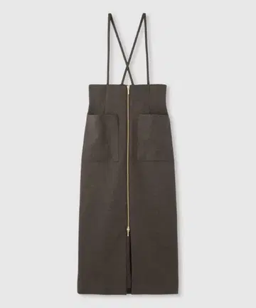 알아바일 멜란지 핑헤드 서스 스커트 브라운 루루윌 루비