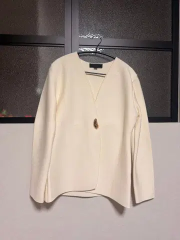아이보리 노카라 자켓