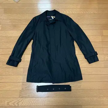 [ 새상품급 ] COMME CA ISM 남성용 트렌치코트 블랙