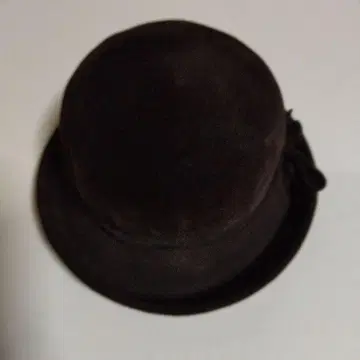 치요다 다크 브라운 펠트 햇 리본 포함