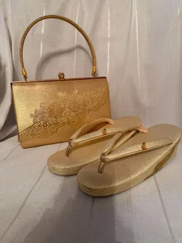 예복용 조리와 핸드백 세트