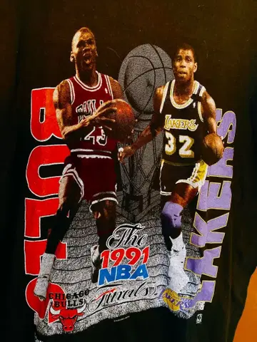 1991 NBA 파이널 빈티지 조던 매직 존슨