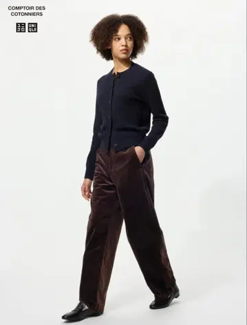 미사용 새상품 UNIQLO 코듀로이 커브 팬츠 긴 길이