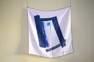 시노다 토코 실크 스카프