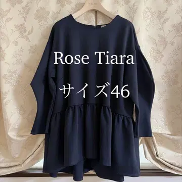 새상품급 빅 사이즈 로즈 티아라 백리본 프릴 튜닉