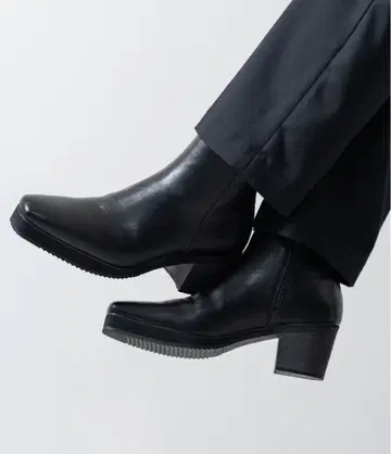 블랙 사이드 고어 부츠 CLEL