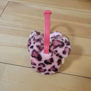 디즈니 레오파드 무늬 미키 귀도리 미니 귀마개 방한