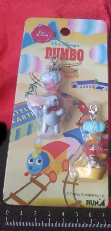 레어 디즈니 덤보 클래식 페어 마스코트 티모시 스트랩