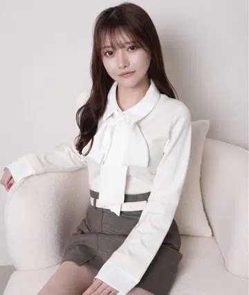 2way 셔츠 레이어드 니트탑 LIPSERVICE