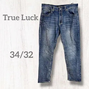 새상품급 True Luck 다크 블루 스트레치 데님 [ 34/32 ]