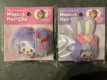시나코x몬치치 헤어 클립 마스코트 좌우 세트