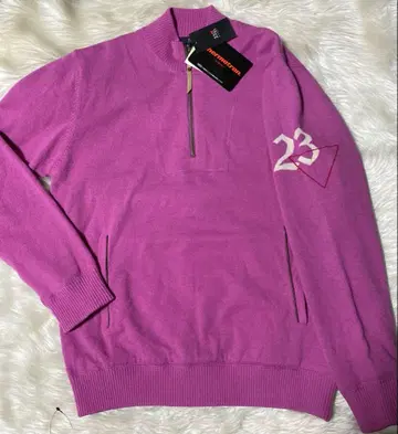 23구 골프 울 100% 서모트론 안감 니트 남성용 스웨터 XL