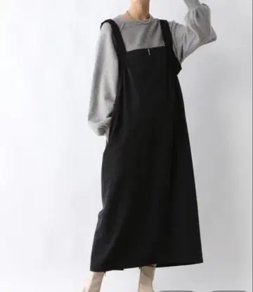 렙심 2WAY 셔링 오버롤 스커트