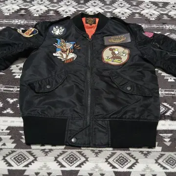 AVIREX MA-1 플라이트 자켓 블랙