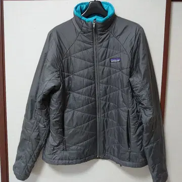 Patagonia 그레이/터콰이즈 다운 자켓 M 사이즈