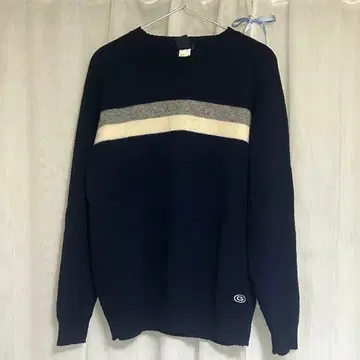 GOTCHA 네이비 보더 니트 스웨터