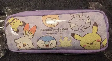 포켓몬 펜 케이스 퍼플 필통 2개의 포켓