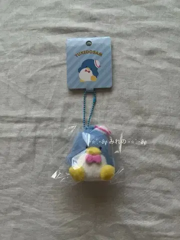 산리오 플로키 마스코트 홀더 턱시도샘