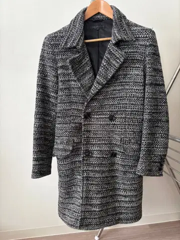 Realize 체스터 코트 2 블랙 화이트