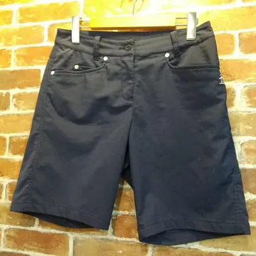 munsingwear 펭귄 자수 네이비 하프 팬츠