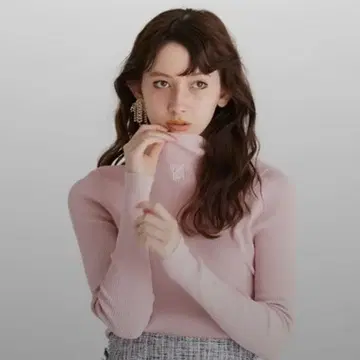 FURFUR 로고 니트 상의 블루