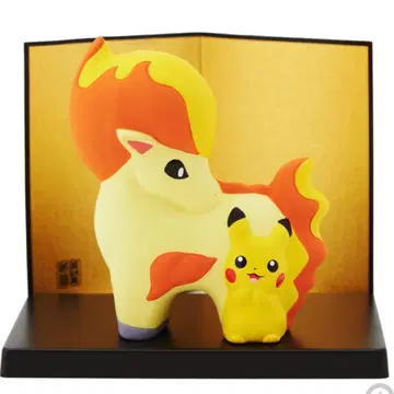 도자기 장식 피카츄와 포니타 포켓몬 센터 한정판 미개봉 새상품