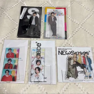 NEWS 카토 시게아키 아크릴 스탠드 5점 묶음 판매