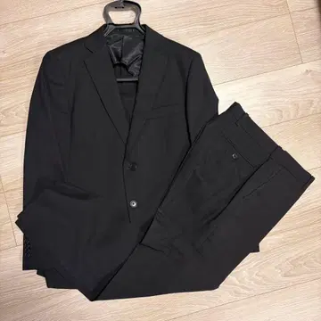 AOKI 블랙 비즈니스 정장 싱글 브레스