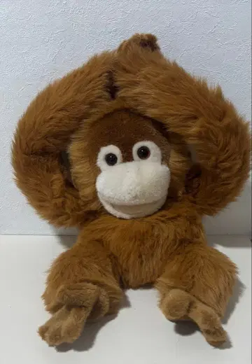 오랑우탄 봉제 인형 약 45cm 퍼펫
