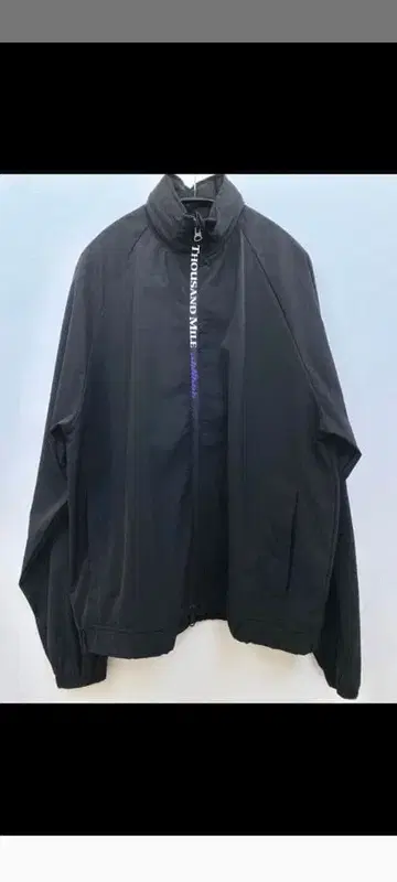 새상품 THOUSAND MILE 블랙 나일론 자켓 후드티 M