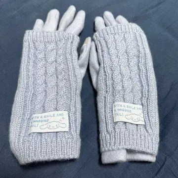 산리오 시나모롤 장갑 블루 여성용 스마트폰 대응