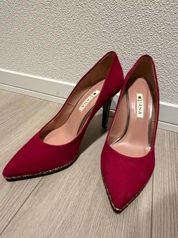 DIANA 스웨이드 펌프스