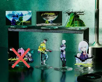 제일복권 사이버 펑크 d상 아크릴 스탠드 6개 세트