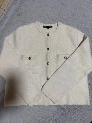 23구 아이보리 노카라 자켓 38