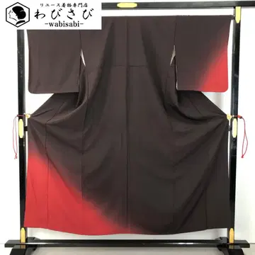 츠케사게 아름다운 그라데이션 무늬 보라 까마귀색 K-5167