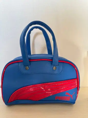 PUMA 핸드백 파랑 빨간색