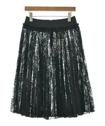 트리코트 꼼 데 가르송 미디 스커트 여성용