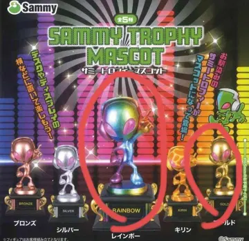 서밋 트로피 마스코트 [ 레인보우 x 1, 골드 x 1 ]