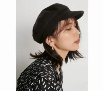 SNIDEL 바리에 헌팅 캡 블랙