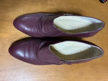 REGAL 버건디 앵클부츠