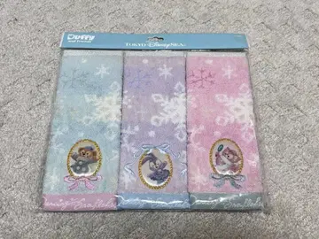 디즈니씨 댄싱 스노우플레이크 미니 타월 세트 3개 세트