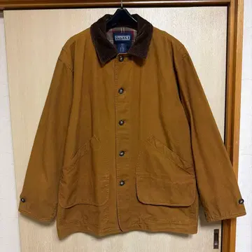 랜즈 엔드 90s 커버올 헌팅 재킷